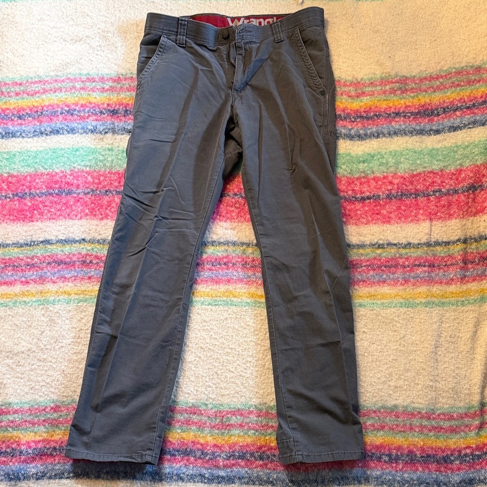 Wrangler Men's Charcoal Chinos